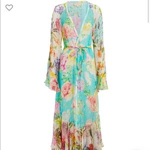 New! Rococo&Sand Sold Out Trinity Floral Cape Robe